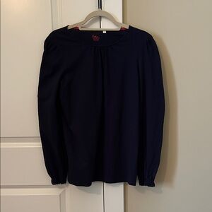 Boden Navy Blue Long Sleeve Top
